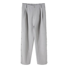 Load image into Gallery viewer, Sicilian men&#39;s spring breasted design sense wild wide-leg pants ins Korean version of loose casual trousers men&#39;s trend

