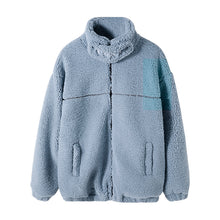 Load image into Gallery viewer, Sicilian men&#39;s jacket accessories cute bag embroidery bib loose trend lamb velvet jacket coat
