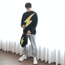 Load image into Gallery viewer, Sicilian men&#39;s autumn jacquard round neck sweater tops accessories bags trendy loose sweater pullovers lazy style
