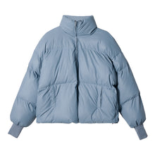 Load image into Gallery viewer, 【Spot quick delivery】Short white bread jacket men&#39;s loose thicker cotton jacket men&#39;s winter
