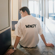 Load image into Gallery viewer, Sicilian men&#39;s summer Hong Kong style half-sleeved men&#39;s tide brand trend loose boys white back printing short-sleeved t-shirt

