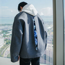 Load image into Gallery viewer, CHIC ERROxCHENGGUANG WANG joint design cracked top Korean style trendy suit jacket
