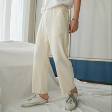 Load image into Gallery viewer, Sicilian Men&#39;s Sports Casual Pants Men&#39;s Summer Thin Loose Men&#39;s Wild Straight Striped Knitted Long Pants
