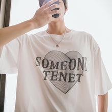 Load image into Gallery viewer, Sicilian men&#39;s short-sleeved t-shirt men&#39;s 2021 new summer loose men&#39;s creative love printed t-shirt
