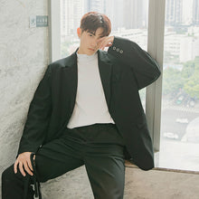 Load image into Gallery viewer, Sicilian men&#39;s autumn thin section gray small suit jacket male Korean style trend loose men&#39;s casual suit
