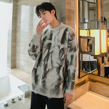 Load image into Gallery viewer, Sicilian men&#39;s men&#39;s tie-dye sweater pullover top trend loose and lazy autumn and winter round neck sweater
