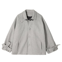 Load image into Gallery viewer, Sicilian men&#39;s clothing fast delivery ~ woolen coat men&#39;s loose stand-up collar woolen coat
