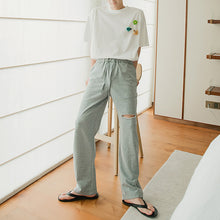 Load image into Gallery viewer, Sicilian men&#39;s summer thin sports casual pants men&#39;s Korean wide-leg mopping pants men&#39;s ripped trousers
