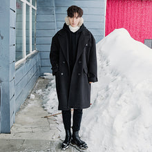 Load image into Gallery viewer, Sicilian men&#39;s clothing fast delivery ~ woolen coat trend men&#39;s casual black jacket men&#39;s autumn and winter
