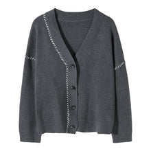 Load image into Gallery viewer, Sicilian Men&#39;s Autumn Topline Jacket Men&#39;s Korean Style Trendy Handsome Loose Men&#39;s College Wind Cardigan
