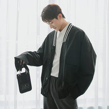Load image into Gallery viewer, Sicilian men&#39;s splicing ruffian handsome jacket jacket male Korean version of the trend loose men&#39;s tide brand baseball uniform
