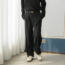 Load image into Gallery viewer, Sicilian men&#39;s autumn casual pants men&#39;s Korean version of the trend of men&#39;s drape trousers loose fall wide-leg pants
