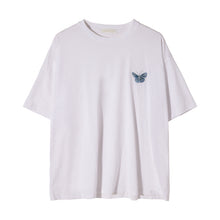 Load image into Gallery viewer, Sicilian men&#39;s summer Harajuku style short-sleeved men&#39;s tide brand trend loose men&#39;s five-point sleeve printing white t-shirt
