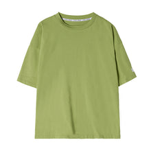 Load image into Gallery viewer, Sicilian men&#39;s summer Korean style trend loose thick five-point sleeve bottoming shirt men&#39;s white short-sleeved t-shirt men
