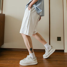 Load image into Gallery viewer, Sicilian men&#39;s casual shorts men&#39;s summer thin section personality slit men&#39;s straight sports buttoned five-point pants
