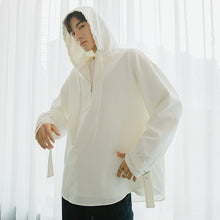 Load image into Gallery viewer, Sicilian men&#39;s autumn design shirt men&#39;s Korean style trend loose men&#39;s zipper hooded shirt jacket
