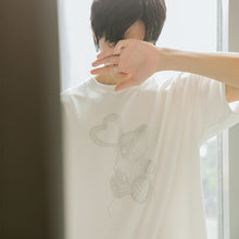 Load image into Gallery viewer, Sicilian men&#39;s casual round neck short-sleeved t-shirt men&#39;s 2021 new summer ins hot diamond cartoon loose compassionate shirt

