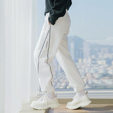 Load image into Gallery viewer, Sicilian men&#39;s winter new style trousers men&#39;s Korean version of the trend of embroidered top-line beam pants loose wild casual pants
