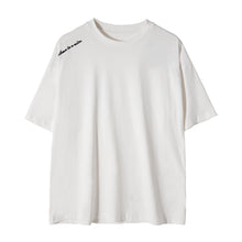 Load image into Gallery viewer, Sicilian men&#39;s summer white short-sleeved men&#39;s tide brand trend loose men&#39;s five-point sleeve Korean embroidered t-shirt
