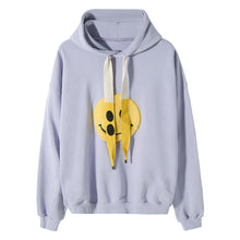 Load image into Gallery viewer, Sicilian Men&#39;s Men&#39;s Korean Tops Loose Lazy Smiley White Hooded Sweater Men&#39;s Trend
