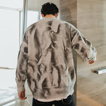Load image into Gallery viewer, Sicilian men&#39;s men&#39;s tie-dye sweater pullover top trend loose and lazy autumn and winter round neck sweater
