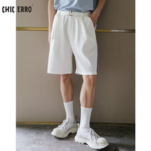 Load image into Gallery viewer, Sicilian men&#39;s wear 2021 new vertical striped casual shorts men&#39;s summer wear loose and thin style handsome pants
