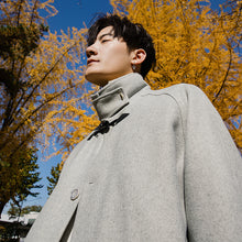 Load image into Gallery viewer, Sicilian men&#39;s clothing fast delivery ~ woolen coat men&#39;s loose stand-up collar woolen coat
