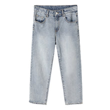 Load image into Gallery viewer, Sicilian men&#39;s loose straight all-match pants men&#39;s Korean version of the trend loose men&#39;s wash light blue jeans
