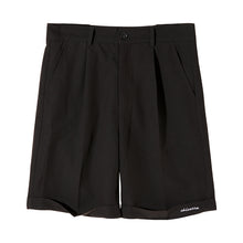Load image into Gallery viewer, Sicilian men&#39;s summer suit five-point pants male Korean version of the trend loose men&#39;s black casual suit shorts

