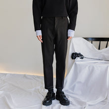 Load image into Gallery viewer, 【Spot quick delivery】Spring loose straight trousers men Korean version of the trend of all-match men&#39;s black casual trousers men
