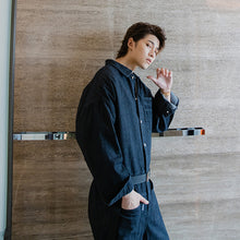 Load image into Gallery viewer, Sicilian men&#39;s casual pants men&#39;s Korean version of the trend of men&#39;s trousers handsome straight denim jumpsuit
