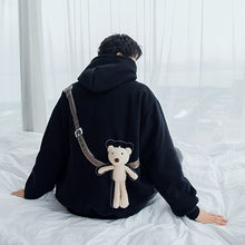 Load image into Gallery viewer, Sicilian men&#39;s winter new men&#39;s long-sleeved design accessories cute bear loose casual hooded sweater 4657644882600 4657644882602 4657644882604 4657644882598
