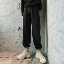 Load image into Gallery viewer, Sicilian Men&#39;s Spring Loose Straight Casual Pants Men&#39;s Korean Style Trend Men&#39;s Nine Drawstring Drawstring Pants
