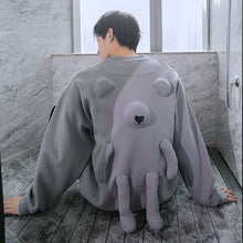 Load image into Gallery viewer, Sicilian men&#39;s long-sleeved three-dimensional personality bear round neck sweater men&#39;s autumn 2020 autumn design sense top
