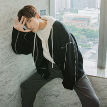 Load image into Gallery viewer, Sicilian Men&#39;s Autumn Topline Jacket Men&#39;s Korean Style Trendy Handsome Loose Men&#39;s College Wind Cardigan
