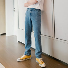 Load image into Gallery viewer, Sicilian Men&#39;s Spring Men&#39;s Trousers Casual Pants Men&#39;s Korean Trend Blue Loose Straight Jeans
