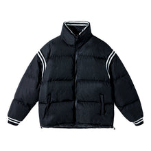 Load image into Gallery viewer, Sicilian men&#39;s bakery clothes lapel stitching loose and thickened youth warm cotton jacket men
