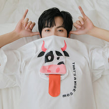 Load image into Gallery viewer, Sicilian men&#39;s new summer creative bull head print T-shirt men&#39;s short-sleeved trend loose casual shirt compassionate
