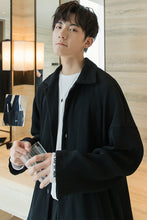 Load image into Gallery viewer, Sicilian men&#39;s autumn thin jacket men&#39;s Korean version of the trend of men&#39;s loose white casual pit striped jacket
