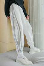 Load image into Gallery viewer, Sicilian men&#39;s spring new youth beam pants striped stitching casual pants trend loose wild trousers
