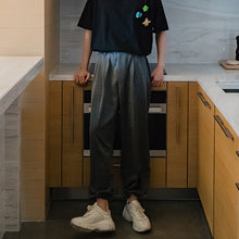 Load image into Gallery viewer, Sicilian men&#39;s casual pants men&#39;s wild trend loose straight men&#39;s nine-point wide-leg trousers
