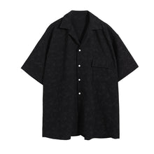 Load image into Gallery viewer, Sicilian men&#39;s 2021 new shirt men&#39;s short-sleeved design sense niche summer thin casual pleated top
