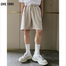 Load image into Gallery viewer, Sicilian men&#39;s wear 2021 new vertical striped casual shorts men&#39;s summer wear loose and thin style handsome pants
