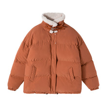 Load image into Gallery viewer, Sicilian men&#39;s winter new lamb velvet stand-up collar thick padded coat loose warm bread clothing trend men&#39;s jacket
