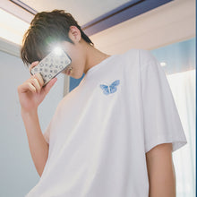 Load image into Gallery viewer, Sicilian men&#39;s summer Harajuku style short-sleeved men&#39;s tide brand trend loose men&#39;s five-point sleeve printing white t-shirt
