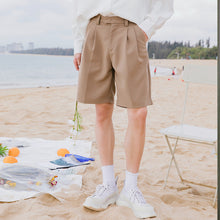 Load image into Gallery viewer, Sicilian men&#39;s summer thin section men&#39;s Korean style trousers tide brand loose straight suit shorts men&#39;s five-point pants
