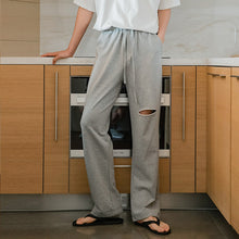 Load image into Gallery viewer, Sicilian men&#39;s summer thin sports casual pants men&#39;s Korean wide-leg mopping pants men&#39;s ripped trousers
