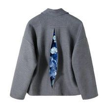 Load image into Gallery viewer, CHIC ERROxCHENGGUANG WANG joint design cracked top Korean style trendy suit jacket
