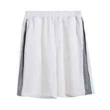Load image into Gallery viewer, Sicilian men&#39;s color contrast stitching casual shorts men&#39;s summer trend loose and handsome thin five-point sports pants
