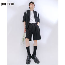 Load image into Gallery viewer, Sicilian men&#39;s wear 2021 new striped contrast small suit jacket men&#39;s thin summer boys casual suits
